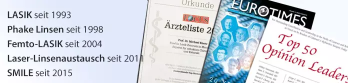 LASIK als Innovation: Prof. Dr. Michael Knorz führte die LASIK Operation in Deutschland ein